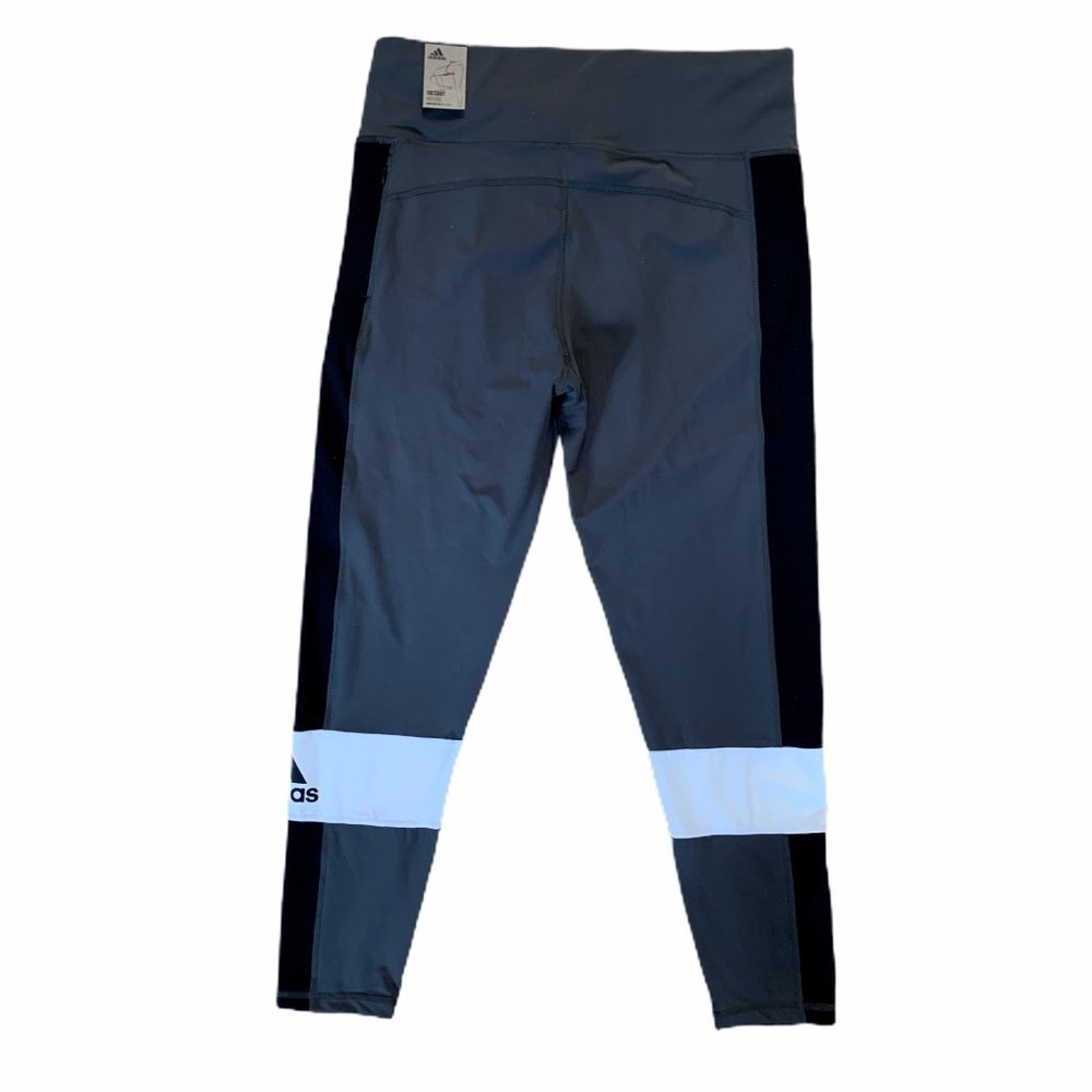 NWT XL Adidas 7/8 High Rise Climate Training Leggings Gift Present Yoga … - Picture 4 of 11